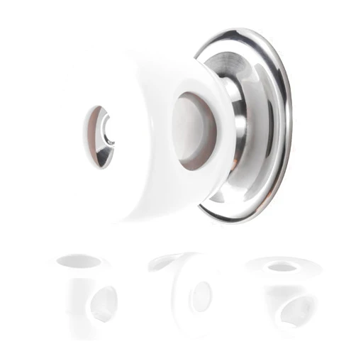 Inaya Baby Proofing Door Knob Cover (4 Pack) - Prevent Children from Opening Doors, Fit Most Round Knobs - Door Knob Safety Cover for Kids, Child Proof Door Lock, Child Proof Door Locks - White