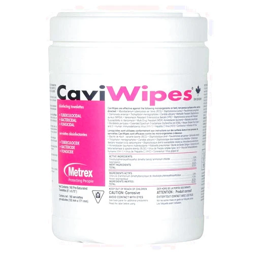 Metrex CaviWipes - Cavicide Germacidal Cleaner Wipes 160 ct