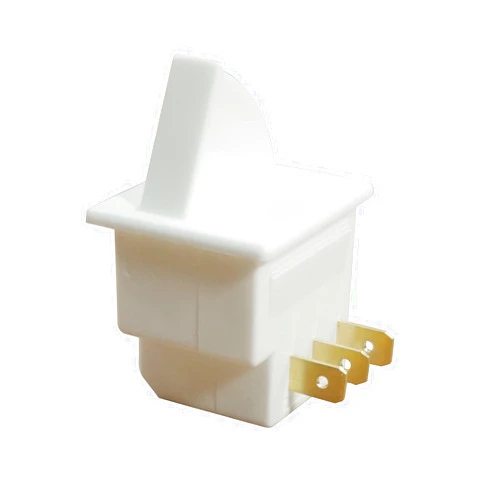 Mogankey Refrigerator Freezer Door Light Switch Momentary Fridge Switch 1NC 1NO AC 250V 0.5A Compatible with Whirlpool GE Admiral Amana Crosley LG refrigerators Replace W11396033 AP6973145 12002646
