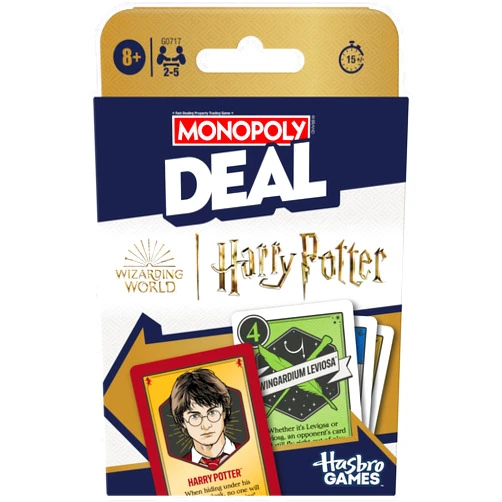 Hasbro Gaming Monopoly Deal: Harry Potter Card Game | Family Games for Kids and Adults | Ages 8 and Up | 2 to 5 Players | 15 mins. | Travel Size