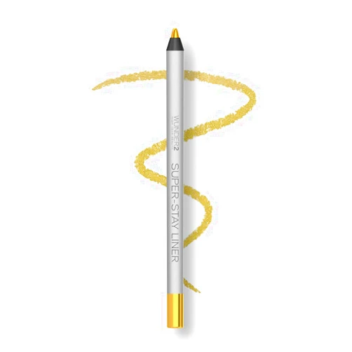 WUNDERBROW Wunder2 SUPER-STAY LINER Makeup Eyeliner Pencil Long Lasting Waterproof Eye Liner, Color Gold Metallic