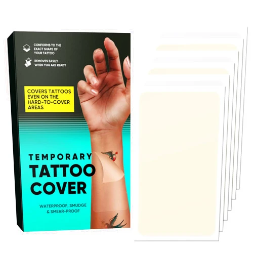 ITecFreely Tattoo-Cover-Up-Patch Sweatproof-and-Waterproof-Effective-Tattoo-Cover-Up-Tape Ultra-Thin-Invisible-Breathable-Patch-Concealer-Sticker-Suitable-for-Spot-and-Scar