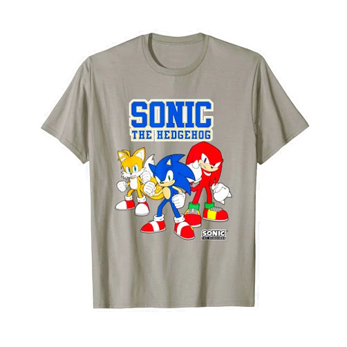 Sonic The Hedgehog Main Trio Heroic Poses Group Shot T-Shirt