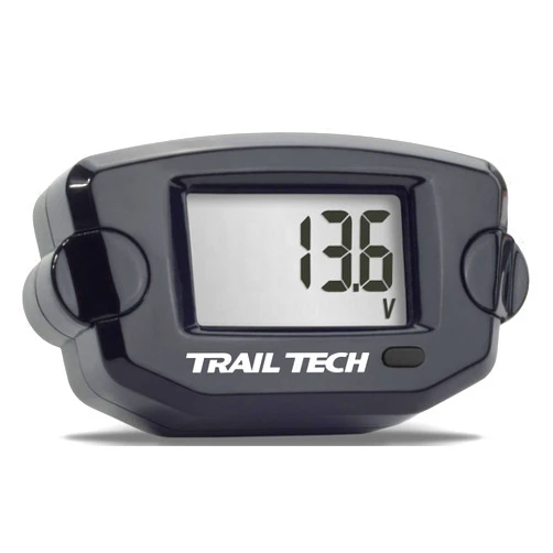 Trail Tech 742-V00-BL TTO Digital Voltage Gauge Meter Surface Mount
