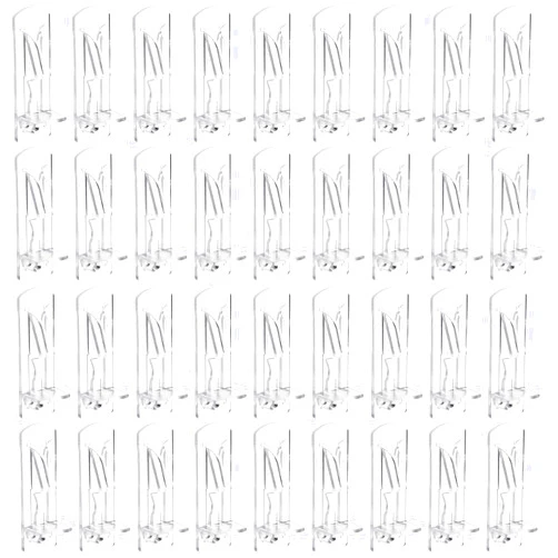 Seimneire 36 Pcs Plastic Locking Shelf Pins, Cabinet Shelf Clips Locking Shelf Support Pegs, Fits 5mm Diameter Hole & 3/4 Inch Thick Shelf, Perfect for Kitchen Cabinet Furniture Book Shelves