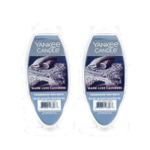 Yankee Candle Set of 2 Warm Luxe Cashmere Fragranced Wax Melts