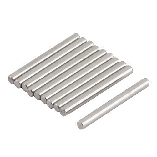 uxcell Straight Retaining 3mm x 30mm 304 Stainless Steel Dowel Pins Rod Fasten Elements 10 Pcs