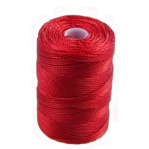 Lima Beads C-Lon Bead Cord, Red Hot