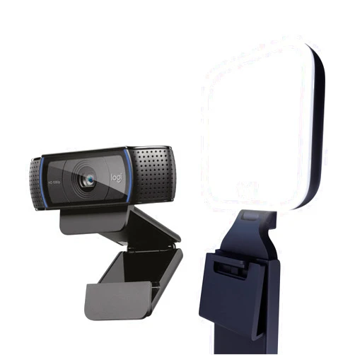 Logitech C920x HD Pro + Logitech for Creators Litra Glow - The Perfect Solution for Great on-Camera Looks