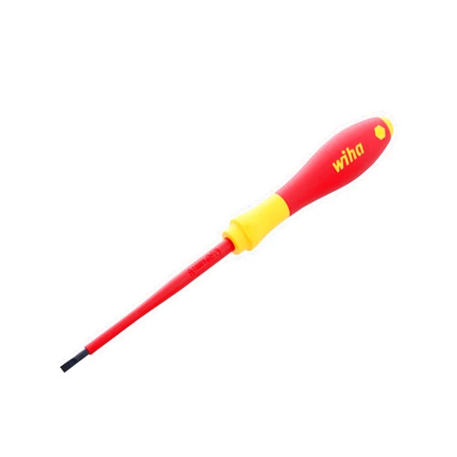 Wiha 32015 Insulated SoftFinish Slotted Screwdriver 3.5mm x 100mm