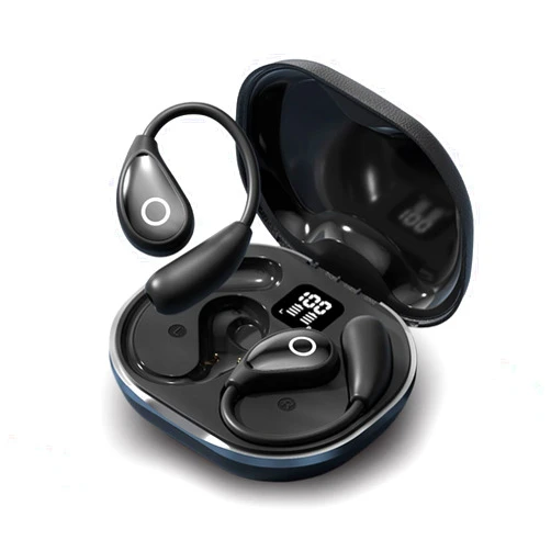 TEFELE Translation Earbuds, M95 New Wireless Bluetooth Ai Translation Earbuds Real Time Language Translator, 144 Languages Play Music Bluetooth Over-Ear for Travel Business Learning, Easy to Use