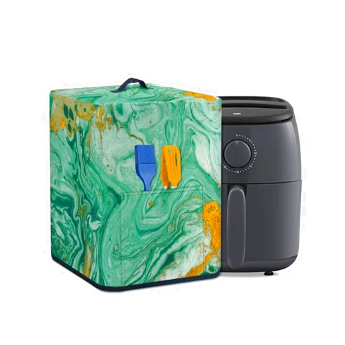 Eheartsgir Marble Electric Air Fryer Rice Cooker Appliance Cover Dust Proof Cover Pressure Cooker and Crock Pot Cover for Kitchen Home Decor