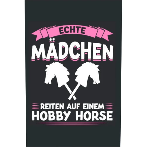 German Edition by Jan-Luca Mahrenstein (Author) Echte Mädchen reiten auf einem Hobby Horse: Hobby Horse & Mädchen Notizbuch 6' x 9' Reiterin Hobby Horsing Geschenk (German Edition)