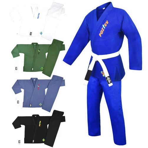 POZTEV Brazilian Jiu Jitsu Gi for Men & Women BJJ Gi Grappling Kimonos Preshrunk Lightweight Fabric Martial Arts Uniform
