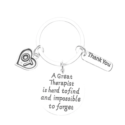 Infinity Collection Occupational Therapy Gift, Occupational Therapy Keychain, Gifts for Occupational Therapists, A Great Therapist is Hard to Find but Impossible to Forget, OT Gift, OT Gifts for Women and Men