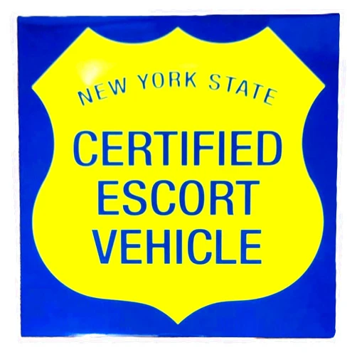 Eastern Metal Signs & Safety NYS Certified Escort Vehicle Magnet's for Pilot Car. (1 PAIR)
