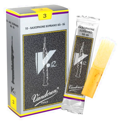 Vandoren SR603 Soprano Sax V.12 Reeds Strength 3; Box of 10