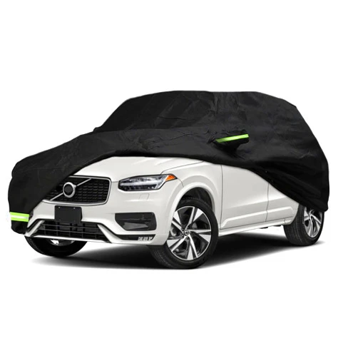 YIXIN Waterproof Car Cover for 2002-2024 Volvo XC90 Car Cover Custom Fit 100% Waterproof Windproof Strap & Single Door Zipper Bands for Snow Rain Dust Hail Protection