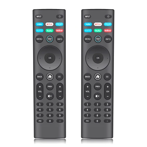 ZYK 【Pack of 2】 New Universal Remote for VIZIO All LED LCD HD 4K UHD HDR Smartcast 3D Smart TVs Replacement for Vizio-Smart-TV-Remote with 6 Shortcut Buttons for Vizio Smart TVs(D/E/M/P/PX/V/OLED-Series)