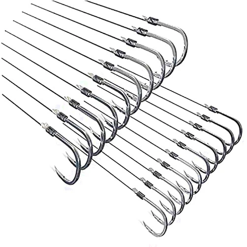 ZRUOYI Joyiii Small Fishing Hooks with Mono Line,Super Strong Sharp Fishing Hook on Nylon Fishing Line Fishing Accessories for Baits