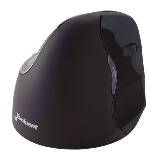 Evoluent VM4RM VerticalMouse 4 Right Hand Ergonomic Mouse with Bluetooth Connection for Mac OS (Regular Size)