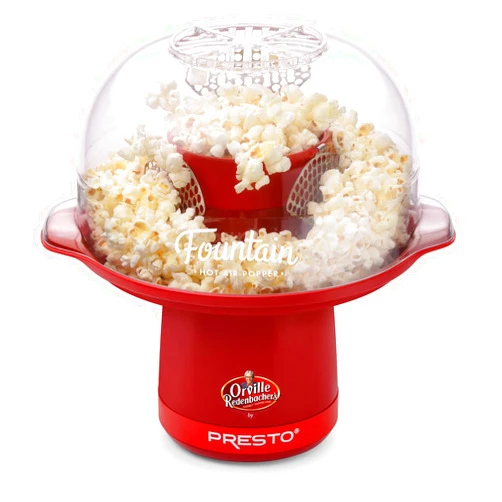 Presto 04868 Orville Redenbacher's Fountain Hot Air Popper, 20-Cups, Red