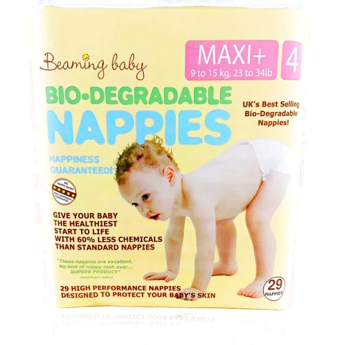 Beaming Baby Bio-Degrad Maxi Plus Nappies 34'spieces