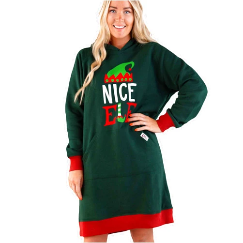 Lazy One Oversized Hoodie Sweatshirt, Comfortable Sleepwear, Sweater Dress for Women