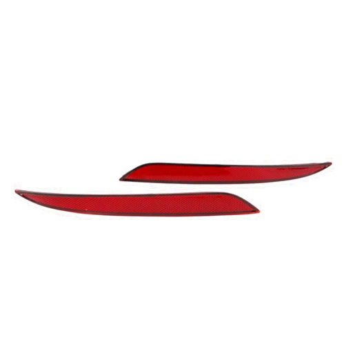 Generic Rear Bumper Reflector Light Compatible With Tesla For Model 3 2017-2023 Rear Bumper Reflector 107740600F Auto Part Tail Light Parking Lamp Red Lens Replacement