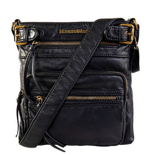 Montana West Crossbody Bag for Women Multi Pocket Shoulder Bags Medium Travel Purses Ultra Soft Washed Leather