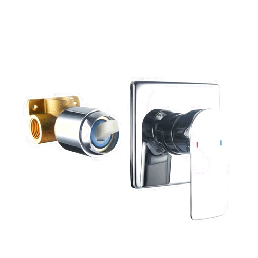 DEOLER Shower Mixer Valve Bathroom Shower Handle Valves Wall Mount Mixing Valve Singel Function Shower Valves, Chrome