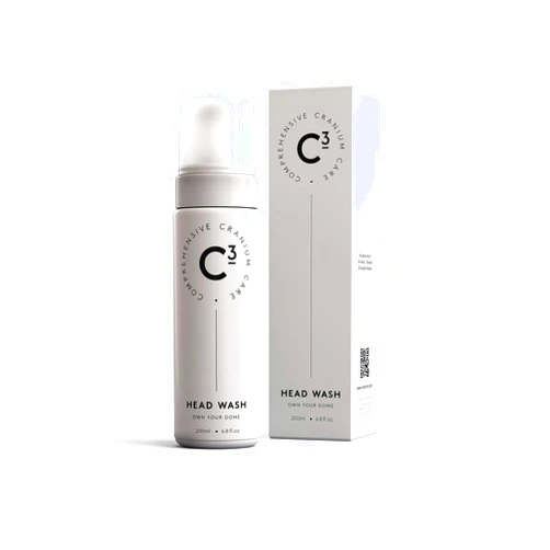 Comprehensive Cranium Care C3 Head Wash: Hydrating and Balancing, Fragrance-Free, Daily Foam Cleanser for Bald, Shaved, and Buzzed Heads. Gentle, Sulfate-free, Paraben-free, Irritation-Free Face and Scalp Care for Men and Women