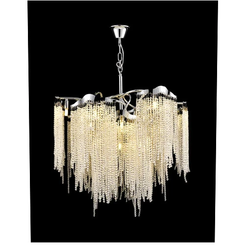 UMSANNACN American Tassels Crystal Chandelier LED Light Classical Fringed Chandeliers Light Fixture Bronze Chrome Home Indoor Hanging Lamp (Diameter100cm H55cm, Bronze)