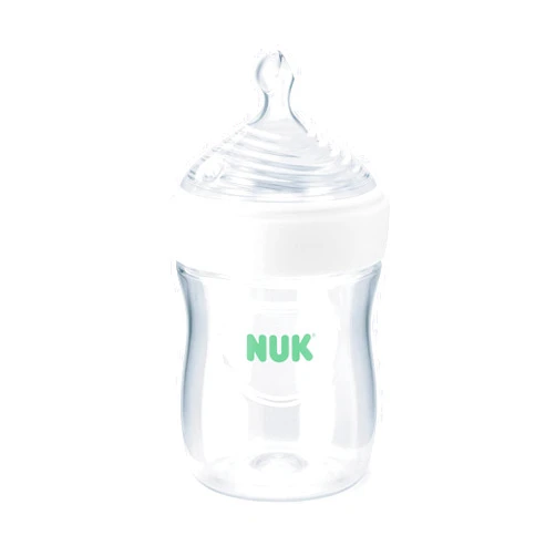 NUK Simply Natural Baby Bottle with SafeTemp, 5 oz, 1 Pack