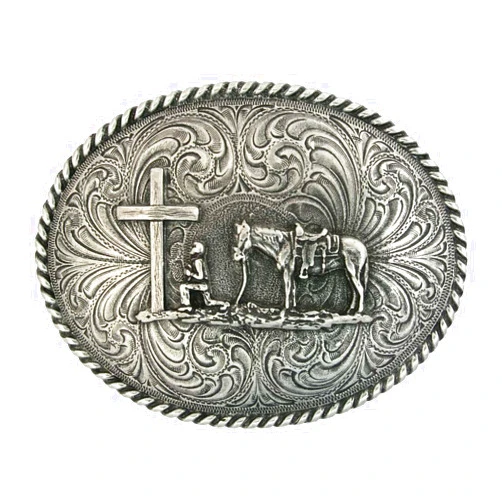 Montana Silversmiths Silver Belt Buckle