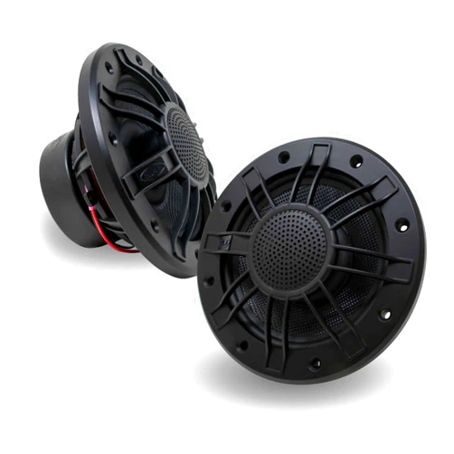 WW BLUAVE M7.0CX3-B 7Marine Coaxial Speakers with MG70 Marine Grills in Black
