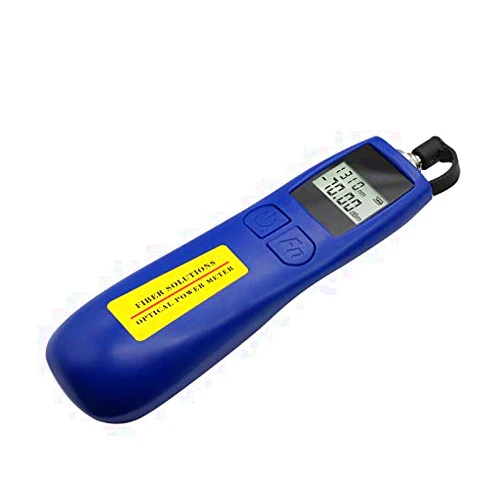 QIIRUN Optical Power Meter -70~+10 dBm Fiber Light Meter for Testing 6 Calibrated Wavelengths, 68g Light Weighted