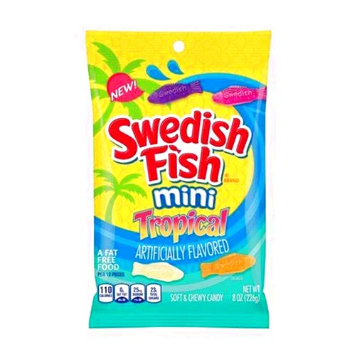 Swedish Fish Mini Tropical 8oz (Set of 3)