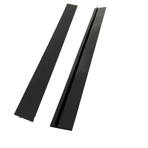 Eveanro Silicone Stove Gap Covers (2Pack 25 Inches), Heat Resistant Oven Gap Filler Seals Gaps Between Stovetop and Counter, Easy to Clean Stove Gap Guard, Black