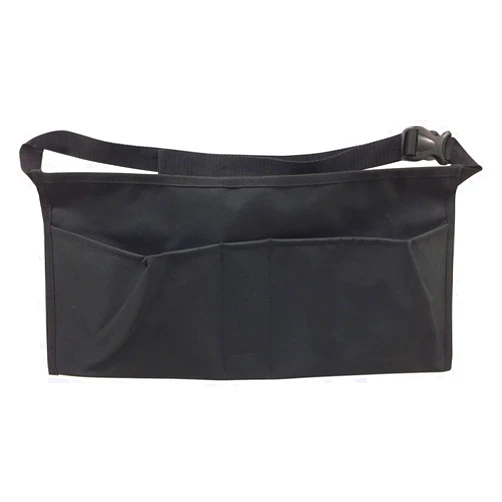 Bravo Commercial 3 Pocket Waist Apron Buckle Strap Comfortable Secure Fit. Black
