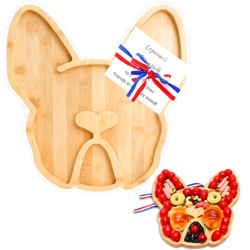 A AIFAMY French Bulldog Cheese Board, 12