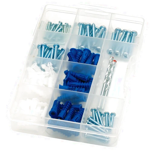 ARROW 160455 Drywall Drill Bit, Screw and Anchor Kit