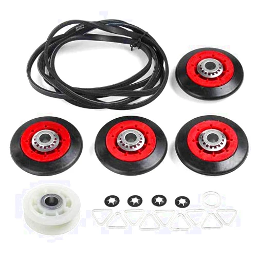 Mintu Dryer Repair Kit Replacement For Kenmore Elite Oasis Dryer, Elite QuietPak9 HE5 Dryer, Elite Front Load Dryer, Kenmore Series 90 gas dryer With Roller, Belt & Pulley Etc