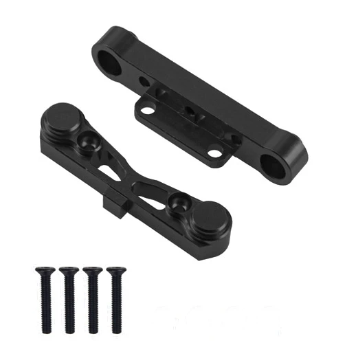 Share Goo ShareGoo Rear Lower Suspension Mount Fixing Arm Compatible with Arrma Kraton Typhon Senton Talion 1/8 RC Car Upgrade Parts (Black)