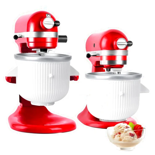 Kitwanda Ice Cream Maker Attachment for Kitchenaid Stand Mixer,2-Quart Frozen Yogurt - Ice Cream & Sorbet Gelato Maker,Fits 4.5 5 6 7qt Kitchenaid Stand Mixer