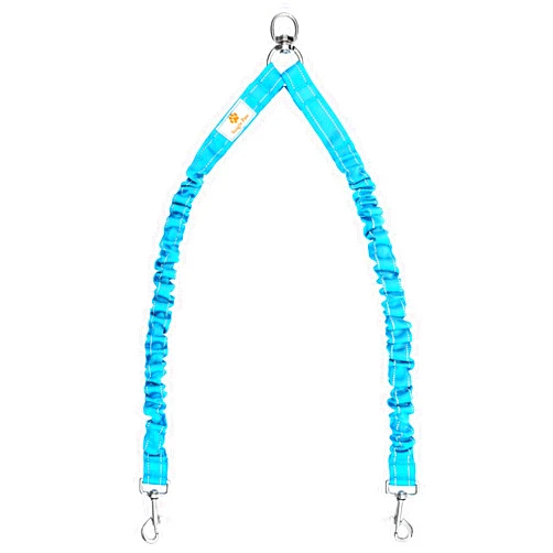 Snagle Paw 2 Dog Leash,Double Dog Leash Coupler Tangle Free Bungee Dog Leash, 360° Swivel No Tangle Double Dog Walking & Training Leash, Comfortable Shock Absorbing Reflective Bungee Lead Walk 2 Dogs with Ease