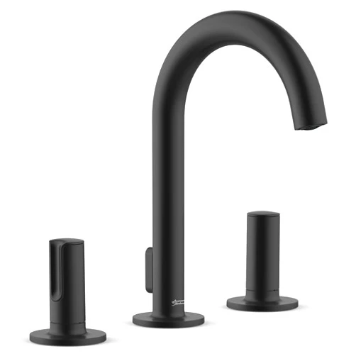 American Standard 7105821.243 Studio S Widespread Faucet with Knob Handles, High, Matte Black