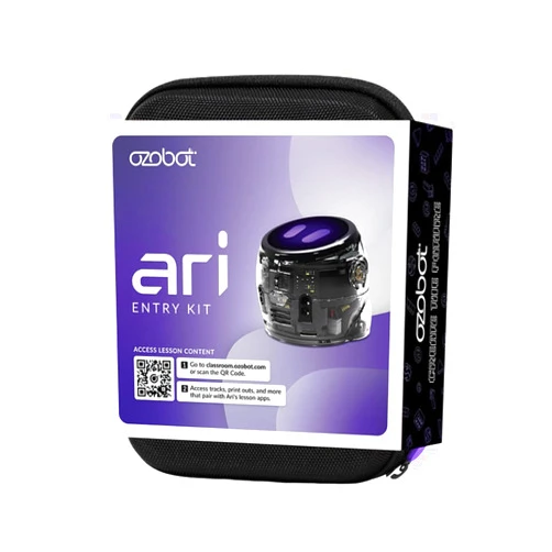 Ozobot Ari Entry Kit | Interactive Learning Robot with Touch Screen, ToF Sensor, Accelerometer, Gyroscope, and AI Integration | Hands-On STEM Education for Classrooms and Homeschool
