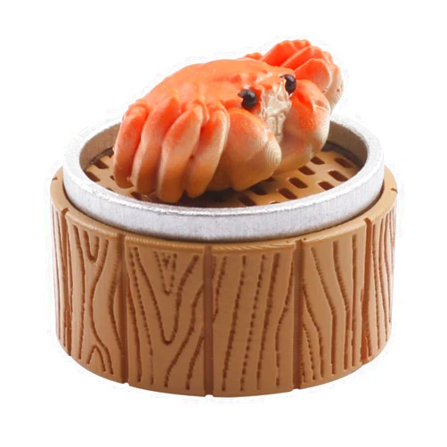Cmokifuly Cute Keys 3D Cute Custom Keycaps,ESC Key for Mechanical Keyboard OEM R4 Profile Magnetic Interesting Keycaps Shine-Through Base Keycap (Crab)