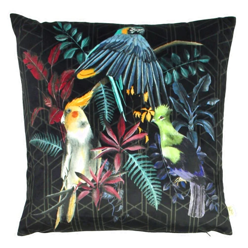 EVANS LICHFIELD Zinara Bird Throw Pillow Cover (43cm x 43cm) (Multicolored)